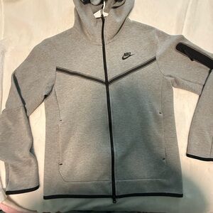 Nike Crimson Hoodie with Black Trim